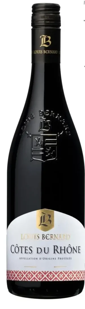 Louis Bernard Cotes Du Rhone Red Wine 750ml 13%