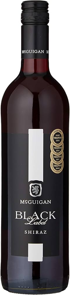 McGuigan Black Label Shiraz Red Wine 75cl 12,5%