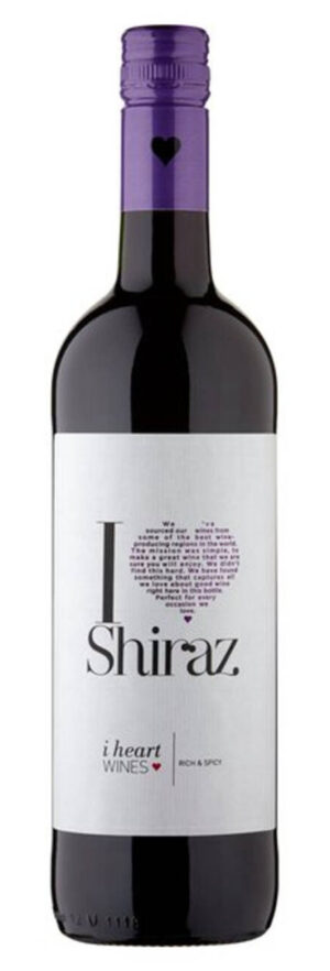 I Heart Wines Shiraz Red Wine 75cl 12%