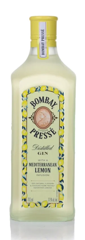 bombay preese lemon gin