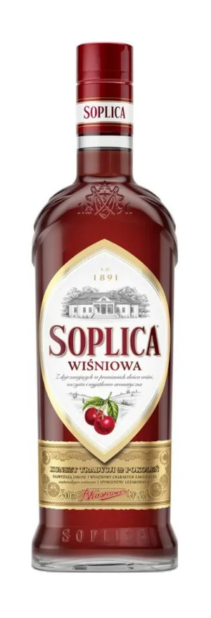 soplica cherry vodka liqueur