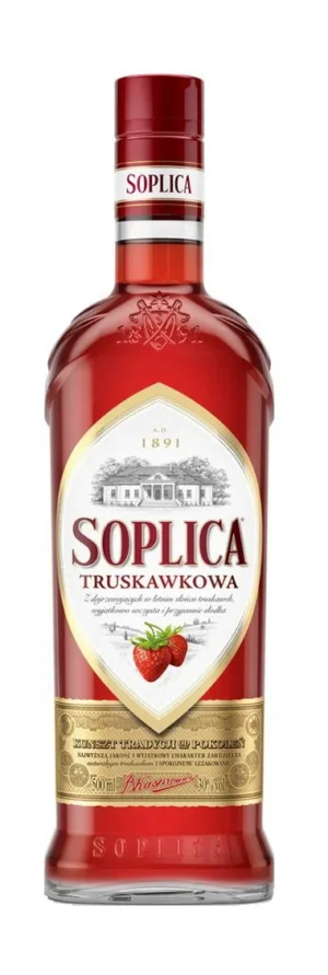 soplica strawberry vodka liqueur