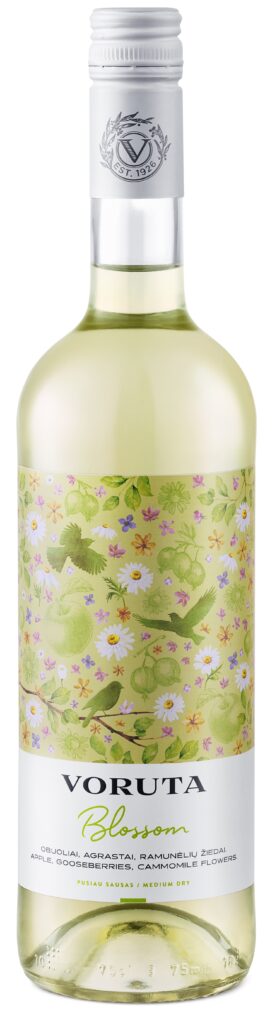 Voruta Blossom Apple Quince Linden Flower White Wine 075l 7%