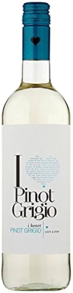 I Heart Wines Pinot Grigio White Wine 75cl 11%