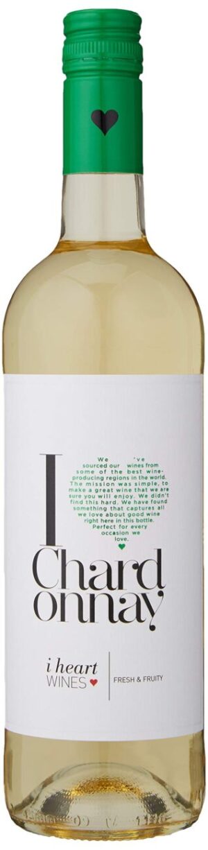 I Heart Wines Chardonnay White Wine 75cl 11%