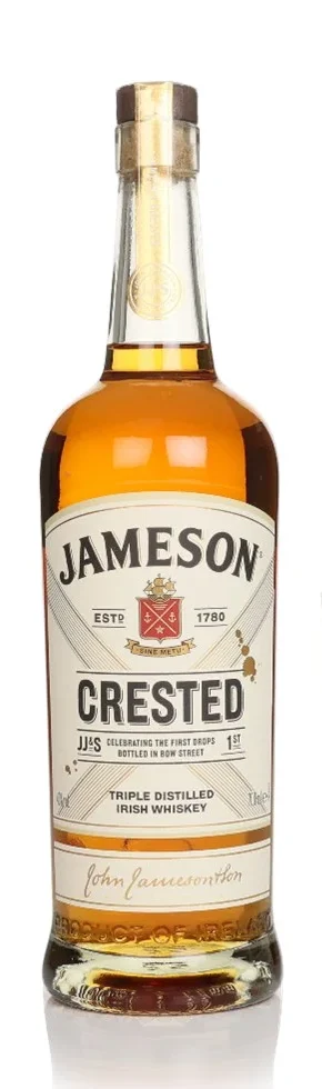 jameson crested irish whiskey 70cl